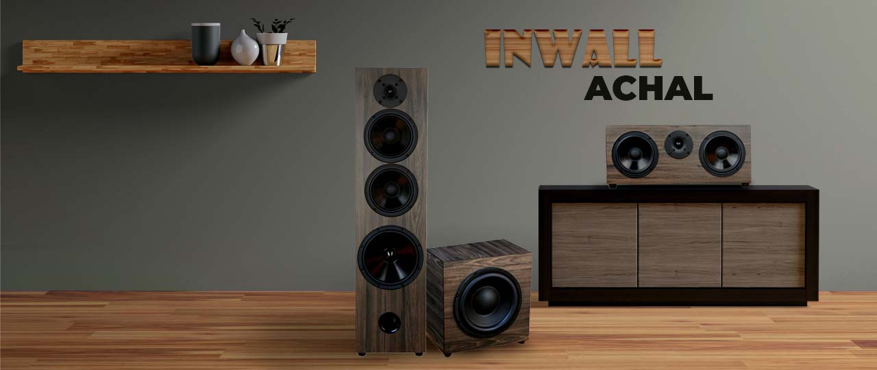 In-Wall Achal 3-Way Tower Speakers - INDIQAUDIO