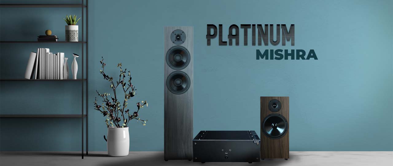 Platinum Mishra 2-Way Bookshelf Speakers - INDIQAUDIO