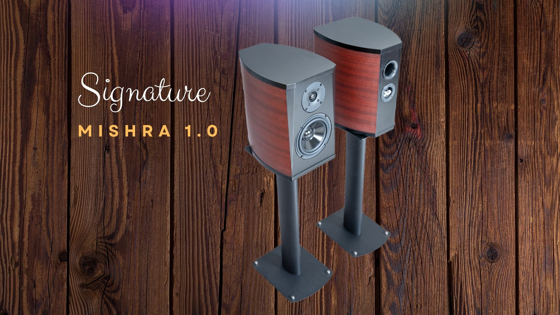 Signature Mishra 1.0 2-Way Bookshelf Speakers - INDIQAUDIO