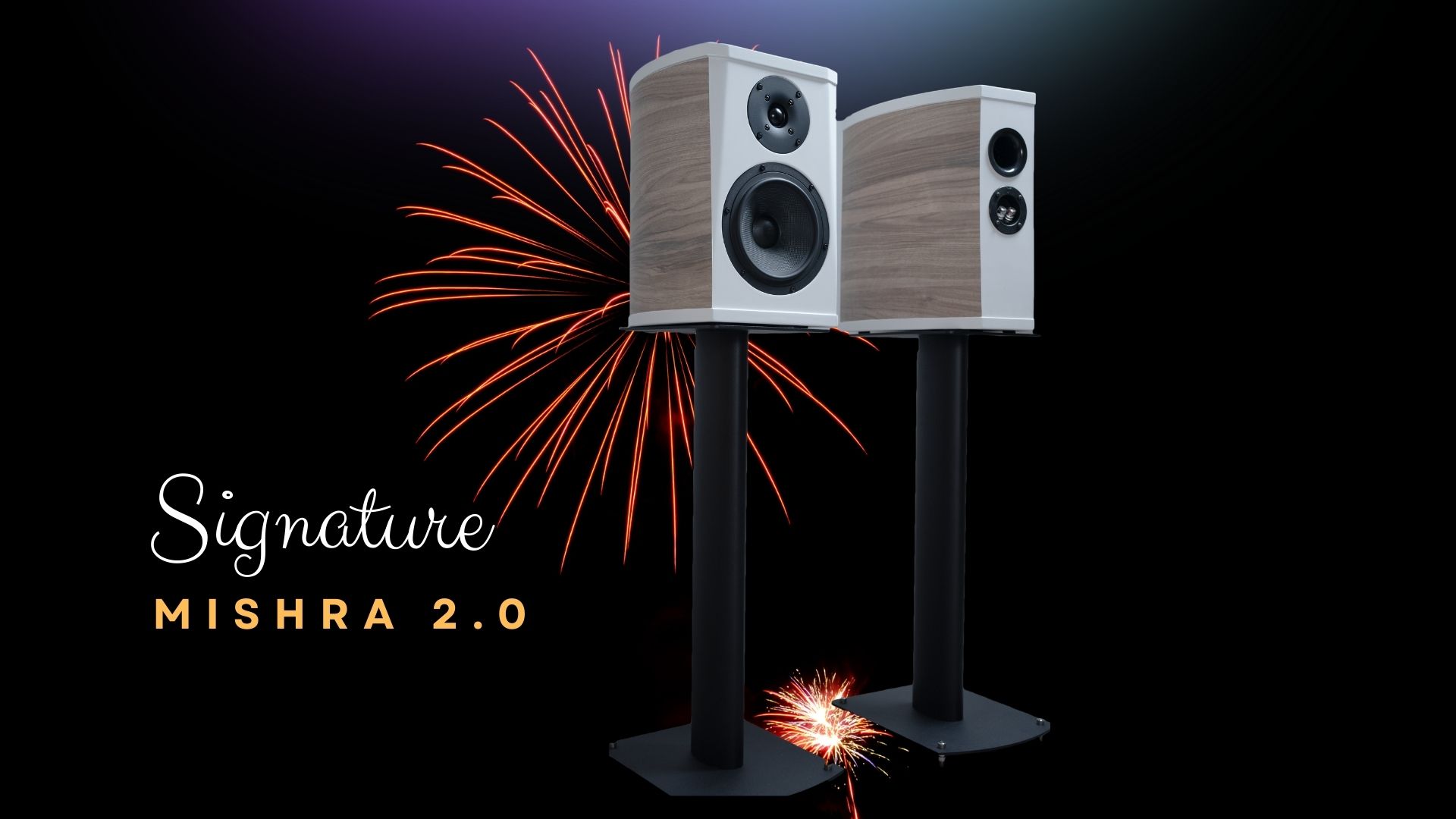 Signature Mishra 2.0 2-Way Bookshelf Speakers - INDIQAUDIO